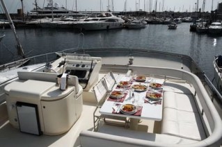 Santana IV of Plymouth -  Flybridge